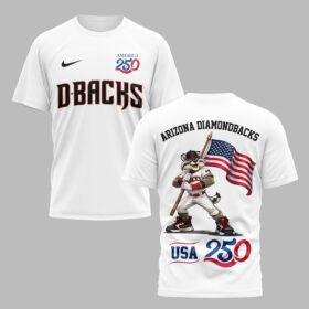 Arizona Diamondbacks x 250 Years Of America Premium T-Shirt 003