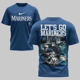 Seattle Mariners x skull Mars Premium T-Shirt PL05