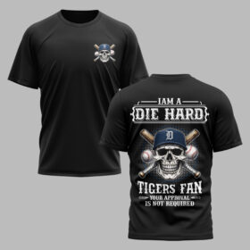 Detroit Tigers X Skullcap Premium T Shirt PVT001