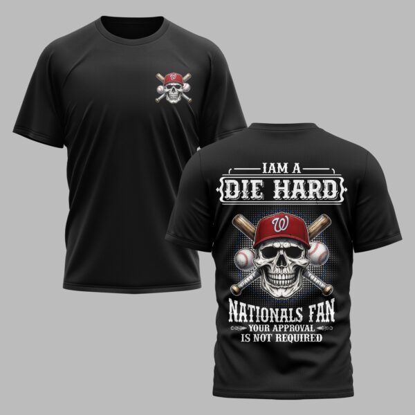 Washington Nationals X Skullcap Premium T Shirt PVT001