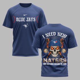 Toronto Blue Jays X Fire Skull Baseball Premium T Shirt PVT002
