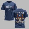 Atlanta Braves X Fire Skull Baseball Premium T Shirt PVT002