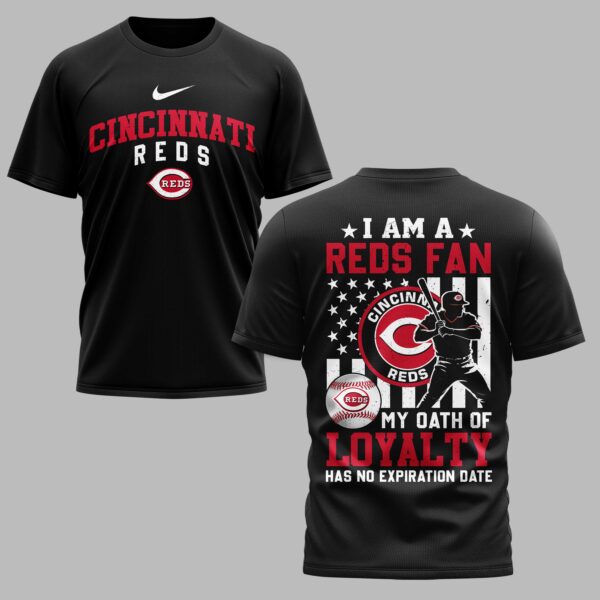Cincinnati Reds Loyalty Oath Premium T-shirt LT0002