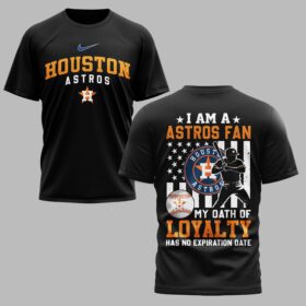Houston Astros Loyalty Oath Premium T-shirt LT0002