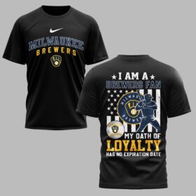 Milwaukee Brewers Loyalty Oath Premium T-shirt LT0002