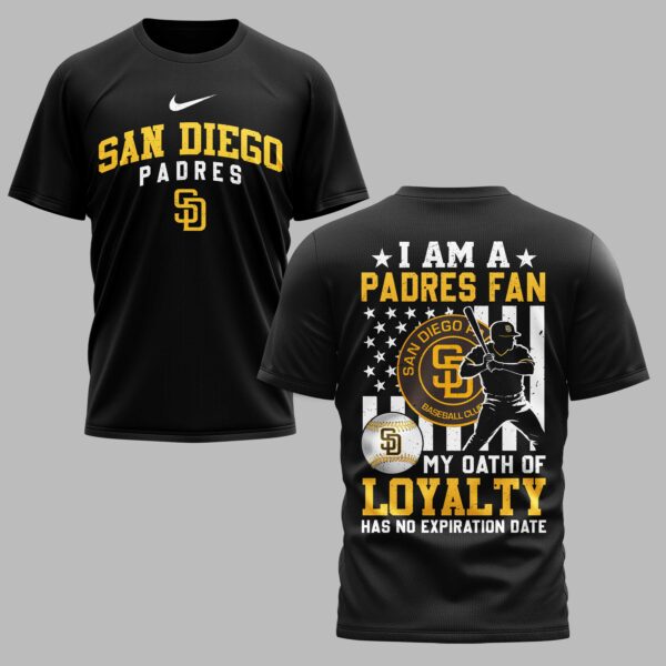 San Diego Padres Loyalty Oath Premium T-shirt LT0002