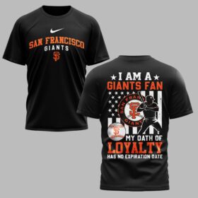 San Francisco Giants Loyalty Oath Premium T-shirt LT0002