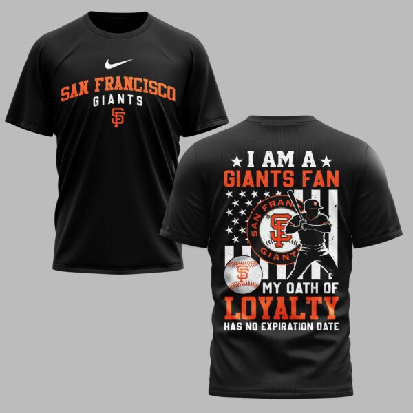 San Francisco Giants Loyalty Oath Premium T-shirt LT0002