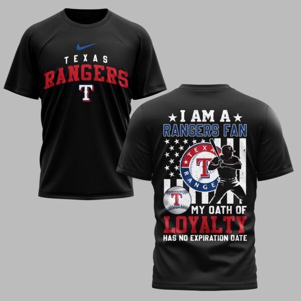 Texas Rangers Loyalty Oath Premium T-shirt LT0002