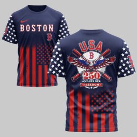 Boston Red Sox x 250Years Mars Premium T-Shirt PL06