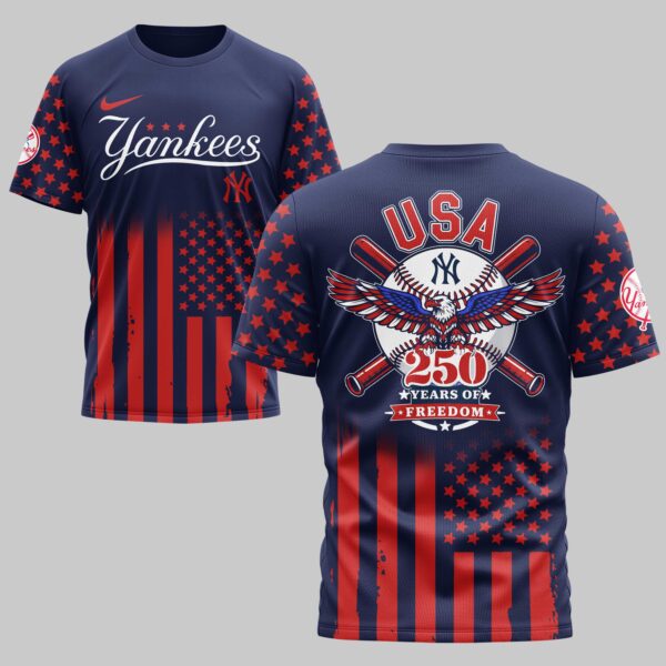 New York Yankees x 250Years Mars Premium T-Shirt PL06