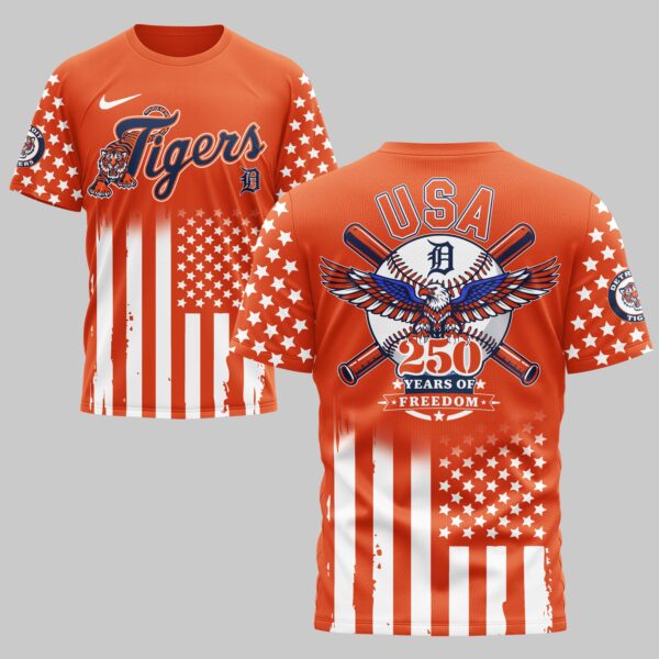 Detroit Tigers x 250Years Mars Premium T-Shirt PL06