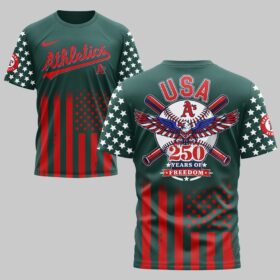 Oakland Athletics x 250Years Mars Premium T-Shirt PL06