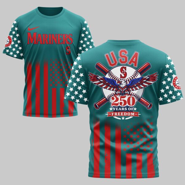 Seattle Mariners x 250Years Mars Premium T-Shirt PL06