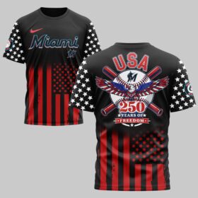 Miami Marlins x 250Years Mars Premium T-Shirt PL06