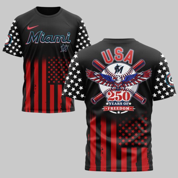 Miami Marlins x 250Years Mars Premium T-Shirt PL06