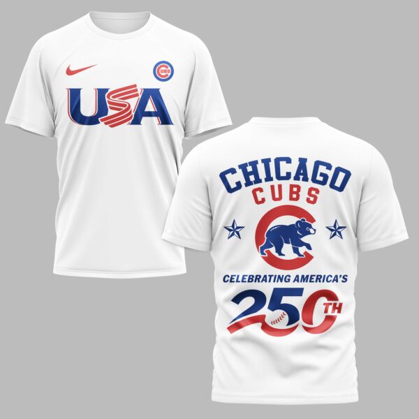 Chicago Cubs Celebrating America’s 250th Premium T-shirt LT0003