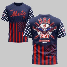New York Mets x 250Years Mars Premium T-Shirt PL06