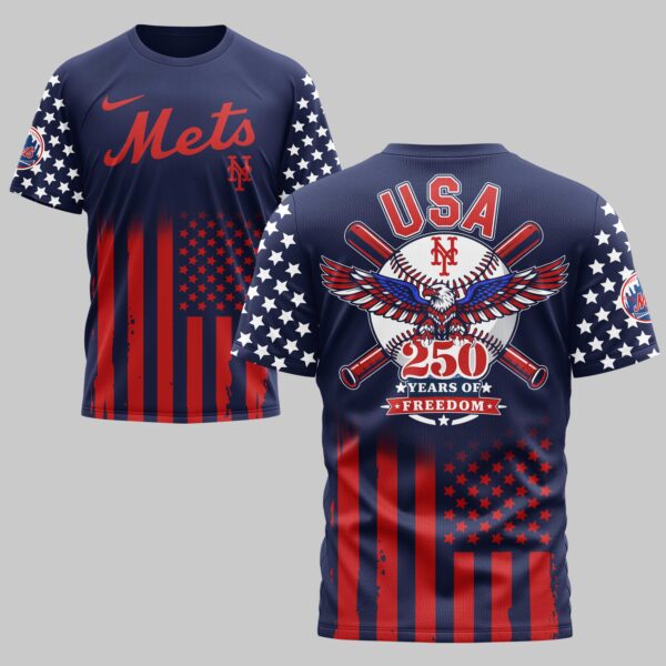 New York Mets x 250Years Mars Premium T-Shirt PL06