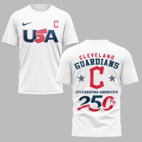 Cleveland Guardians Celebrating America’s 250th Premium T-shirt LT0003