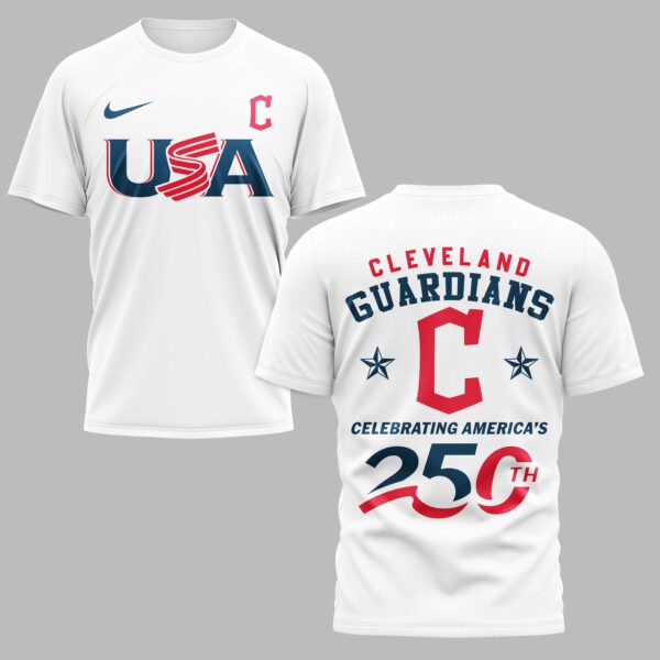 Cleveland Guardians Celebrating America’s 250th Premium T-shirt LT0003