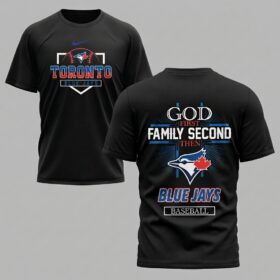 Toronto Blue Jays God Family Premium T-shirt PH00001