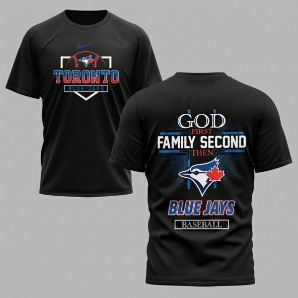 Toronto Blue Jays God Family Premium T-shirt PH00001