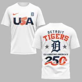 Detroit Tigers Celebrating America’s 250th Premium T-shirt LT0003