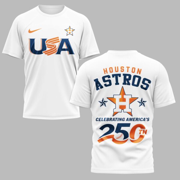 Houston Astros Celebrating America’s 250th Premium T-shirt LT0003