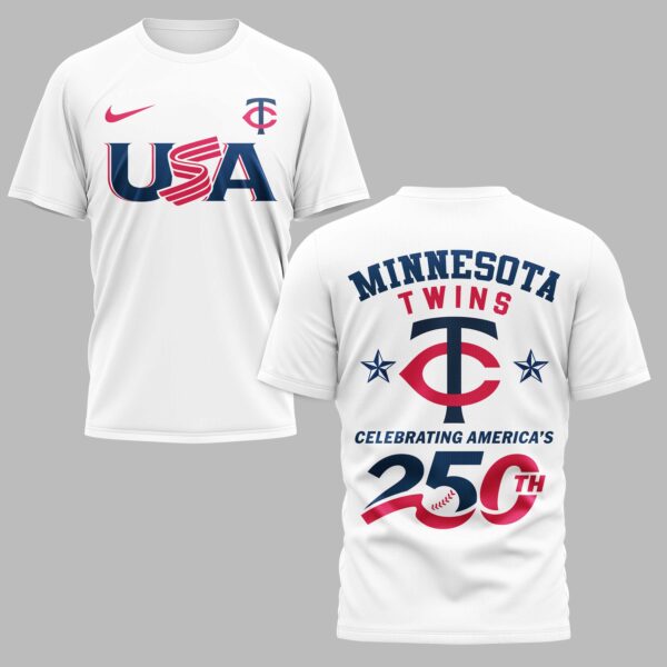 Minnesota Twins Celebrating America’s 250th Premium T-shirt LT0003