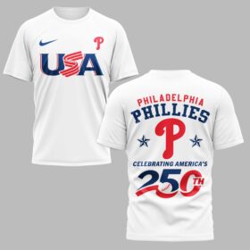 Philadelphia Phillies Celebrating America’s 250th Premium T-shirt LT0003