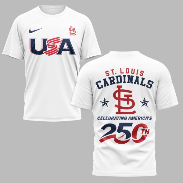 St. Louis Cardinals Celebrating America’s 250th Premium T-shirt LT0003