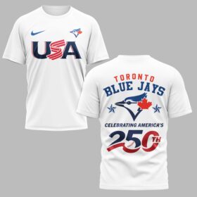 Toronto Blue Jays Celebrating America’s 250th Premium T-shirt LT0003