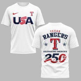 Texas Rangers Celebrating America’s 250th Premium T-shirt LT0003