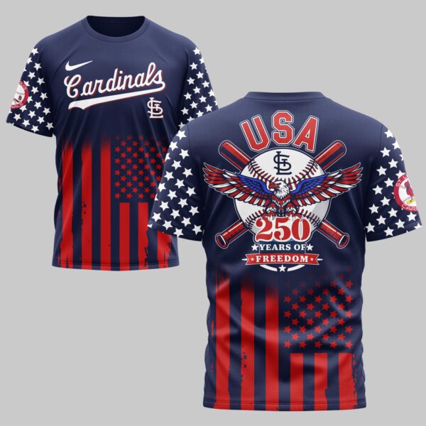 St. Louis Cardinals x 250Years Mars Premium T-Shirt PL06