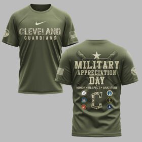 Cleveland Guardians Military Appreciation Premium T-shirt LT0004