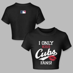 Chicago Cubs Cropped Naval-Baring Shirt 010