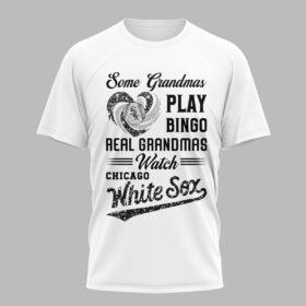 Chicago White Sox X Heart Diamond Some Grandmas Play Bingo Real Grandmas Watch T Shirt PVT004