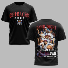 Chicago Cubs x One Piece Premium T-Shirt 011