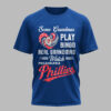 Philadelphia Phillies X Heart Diamond Some Grandmas Play Bingo Real Grandmas Watch T Shirt PVT004