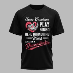 Arizona Diamondbacks X Heart Diamond Some Grandmas Play Bingo Real Grandmas Watch T Shirt PVT004