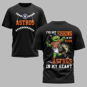 Houston Astros x Fishing Premium T-Shirt 012