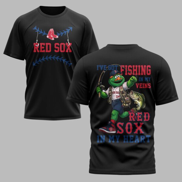 Boston Red Sox x Fishing Premium T-Shirt 012