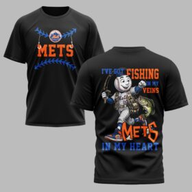 New York Mets x Fishing Premium T-Shirt 012