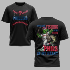 Philadelphia Phillies x Fishing Premium T-Shirt 012