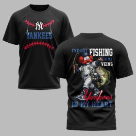 New York Yankees x Fishing Premium T-Shirt 012