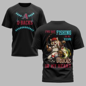 Arizona Diamondbacks x Fishing Premium T-Shirt 012