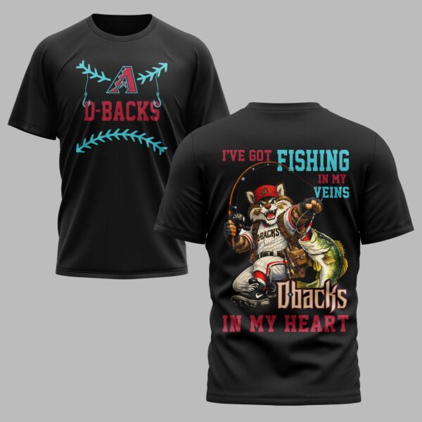 Arizona Diamondbacks x Fishing Premium T-Shirt 012