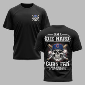 Chicago Cubs X Skullcap Premium T Shirt PVT001