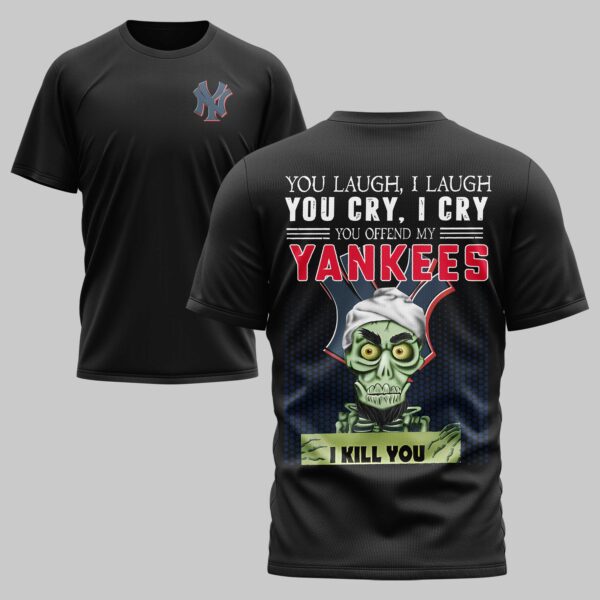 New York Yankees x Skull Mars Premium T-Shirt PL03